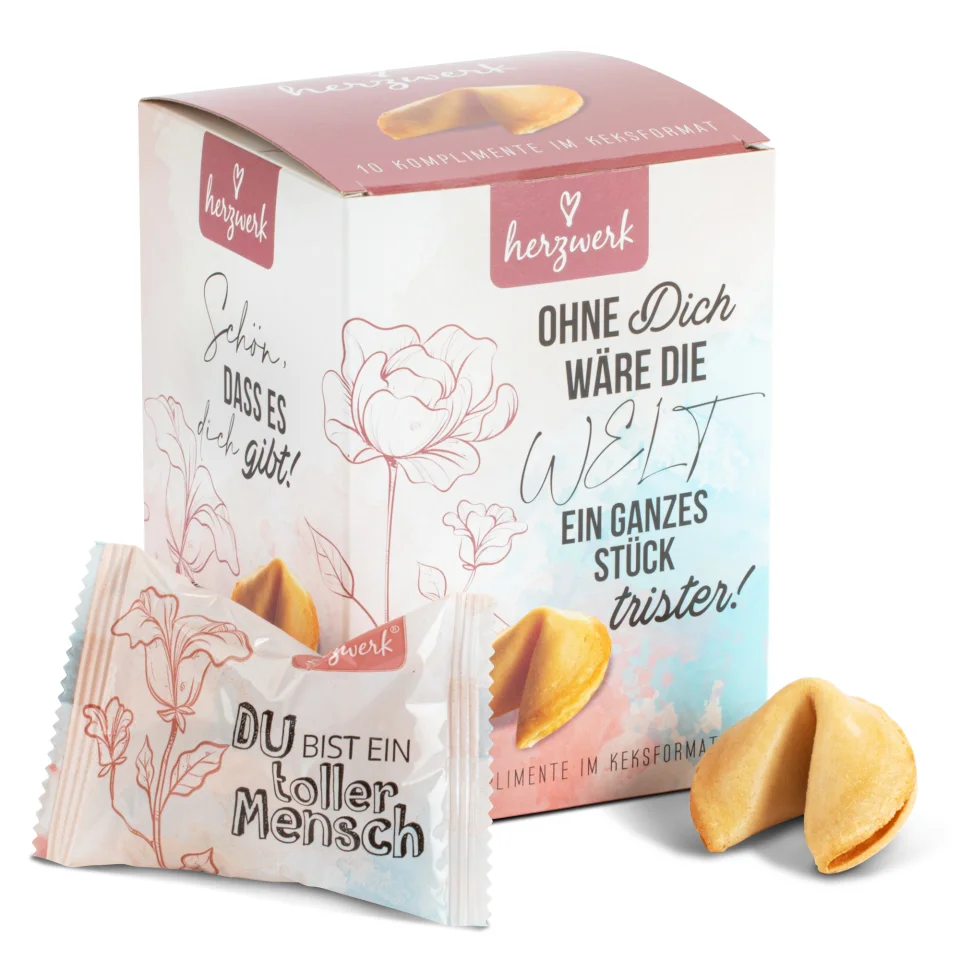 10 Glückskekse mit Komplimenten