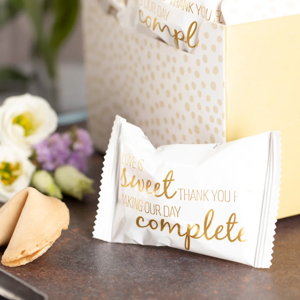 12 Glückskekse Hochzeit