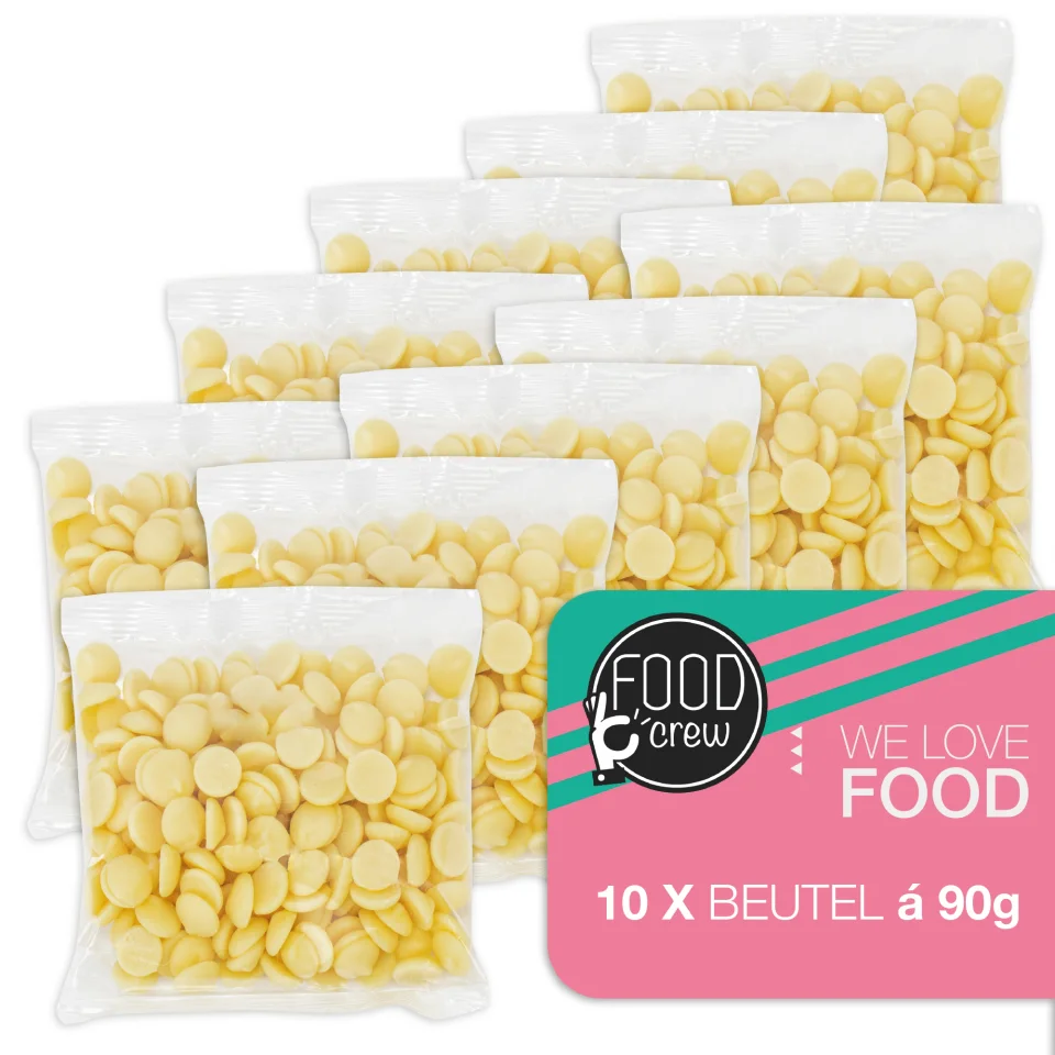 Schoko-Fondue Tropfen – Weiße Schokolade