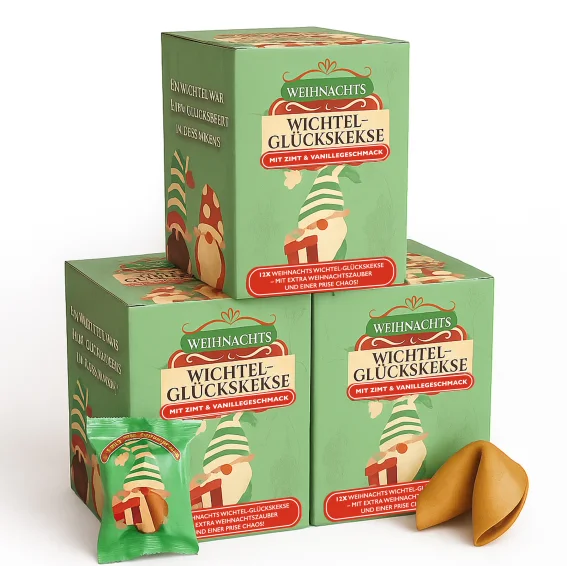 Weihnachts Wichtel Glückskekse