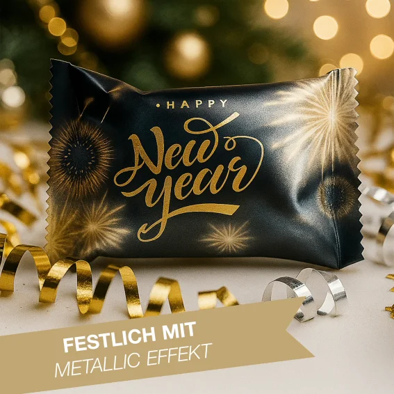 24 Glückskekse „Silvester“ mit Sprüchen