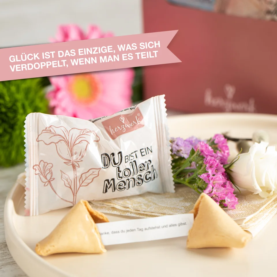 10 Glückskekse mit Komplimenten