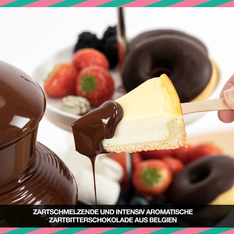 Schoko-Fondue Tropfen – Zartbitterschokolade